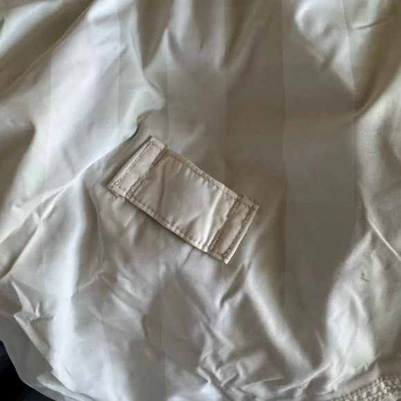 Burton Snowboard Pants, S, Cream w/ Green Accents, pockets, pockets pockets NWOT